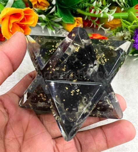 Wholesale Black Tourmaline Orgone Merkaba Stars Vendor