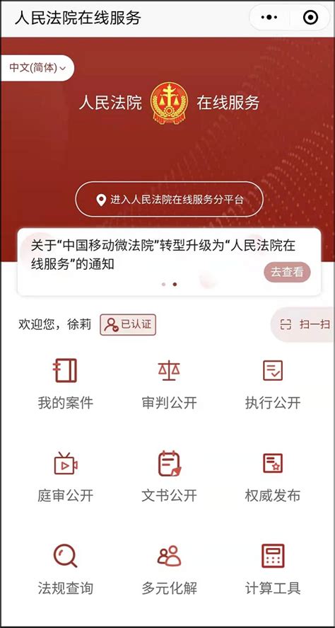 浙江法院网上立案平台软件截图预览_当易网