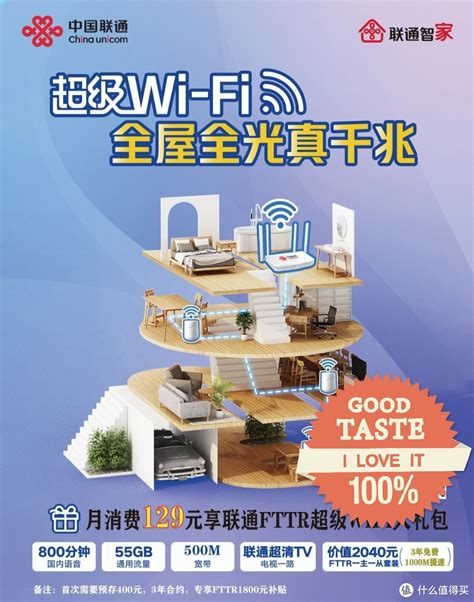 中国联通FTTR全屋光宽带设计图__广告设计_广告设计_设计图库_昵图网nipic.com