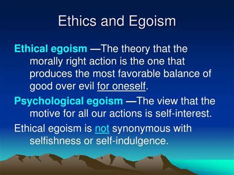 PPT - Egoism PowerPoint Presentation, free download - ID:3257992