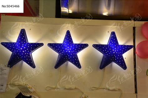 led月亮五角星造型灯圣诞节装饰灯LED挂件五星户外灯串装饰灯彩灯-阿里巴巴