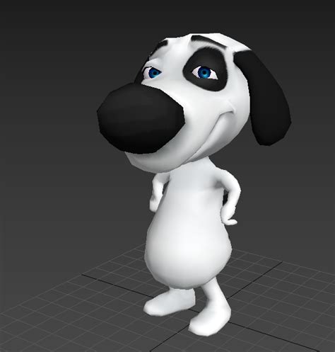 可动小狗3d打印模型 - 草图大师模型