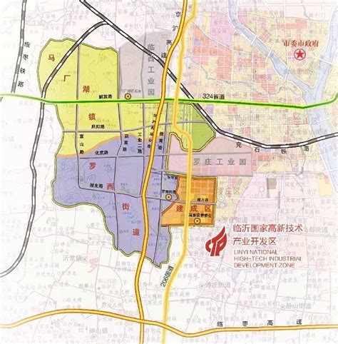 临沂河东2020年规划图,工业园,南坊(第10页)_大山谷图库