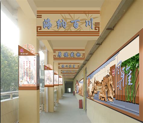 学校文化长廊设计图__室外模型_3D设计_设计图库_昵图网nipic.com