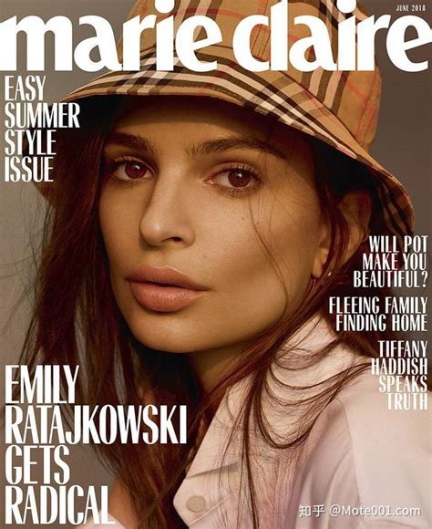 模特Emily Ratajkowski的嘉人杂志美国2018年六月封面 - 知乎
