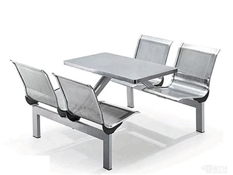单位食堂餐桌椅 学校餐厅连体餐桌4人位 户外不锈钢玻璃钢餐桌-阿里巴巴