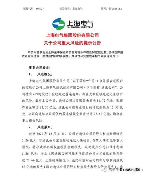 刚刚！上海电气被立案调查 ！涉嫌信披违规，87亿“财务黑洞”迷雾待解！