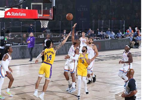 NBA常规赛8.6雷霆105-86湖人比赛回放-2020赛季NBA雷霆vs湖人比赛视频-潮牌体育