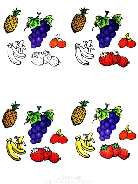 100种画水果的简笔画 100种画水果的简笔画图片 | 抖兔教育