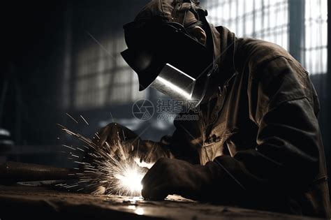任劳任怨的焊接工人高清图片下载-正版图片600093418-摄图网