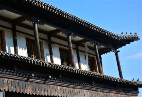 复古中国风木质建筑顶梁摄影图高清摄影大图-千库网