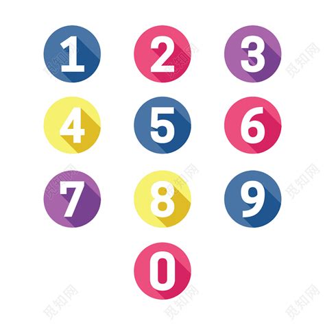 彩色3d数字符号ps艺术字体-彩色3d数字符号ps字体设计效果-千库网