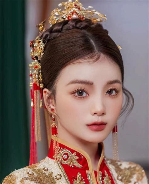 梦幻新娘发型图片