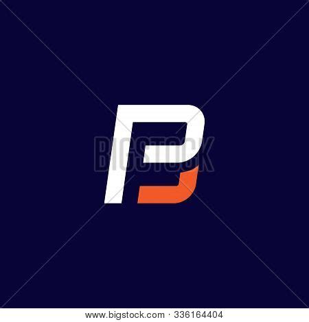 pb logo design . abstract p & b logo , modern and clean style . vector ...
