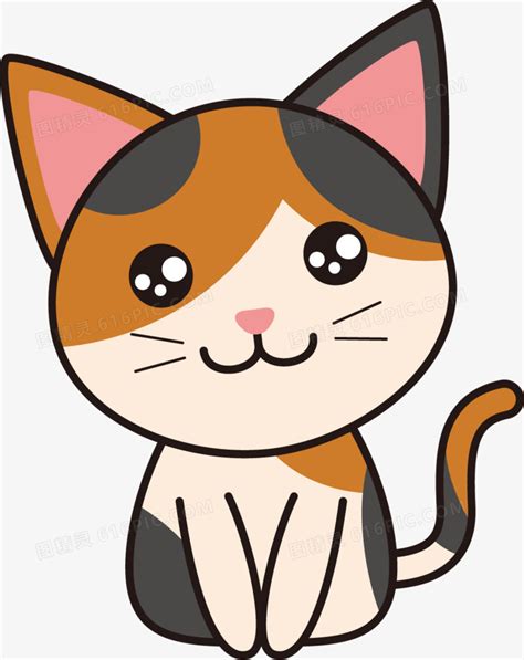 卡通小猫可爱图片免费下载_PNG素材_编号1yqi426wz_图精灵