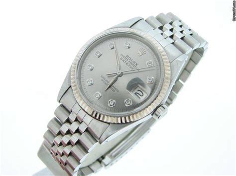 Rolex Datejust Date Watch W/slate Diamond Dial for Sale in Keller ...
