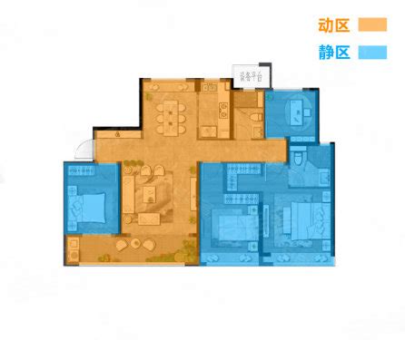 滨耀城31、32、34号楼边套C户型 约119㎡_杭州滨耀城_杭州365淘房