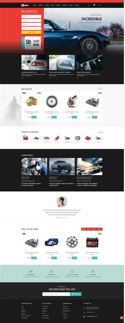 Ajzaa v3.1 – 汽车配件商城网站 WordPress 主题 - 云典网