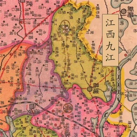 1934年，九江都昌，湖口，都昌，瑞昌，德安，星子的地图，精确到村镇..._图片_手机_瑞昌