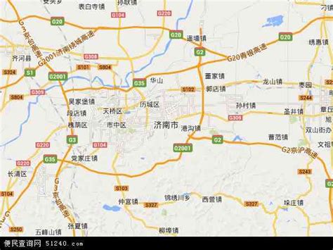 济南市行政区划地图：济南市下辖10个区、2个县分别是哪些？