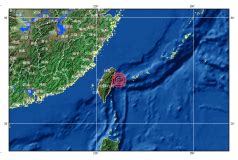 台湾花莲县海域发生地震 福建多地震感强烈