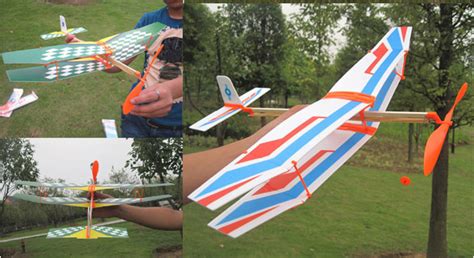 雷鸟橡皮筋动力飞机模型飞机航模双翼飞机橡皮筋动力飞机厂家批发-阿里巴巴
