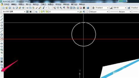 CAD图纸怎么画圆并输入汉字标注？