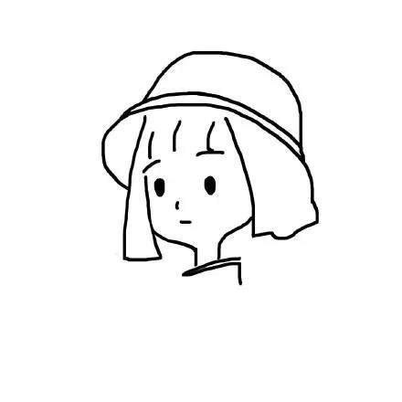 简笔画非主流头像
