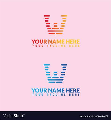 W letter logo or text logo and word logo Vector Image