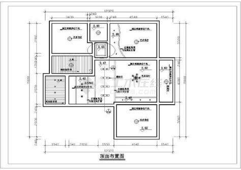 家庭室内装修cad施工图顶面布置图_cad图纸下载-土木在线