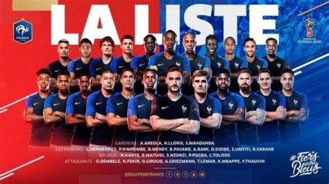 2022年世界杯法国国家队阵容表：26人(最新阵容)_奇趣解密网