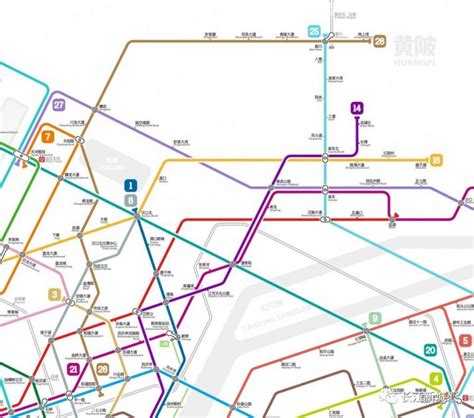 武汉地铁11号线新规划,武汉2025年地铁规划图,武汉地铁1线线路图_大山谷图库
