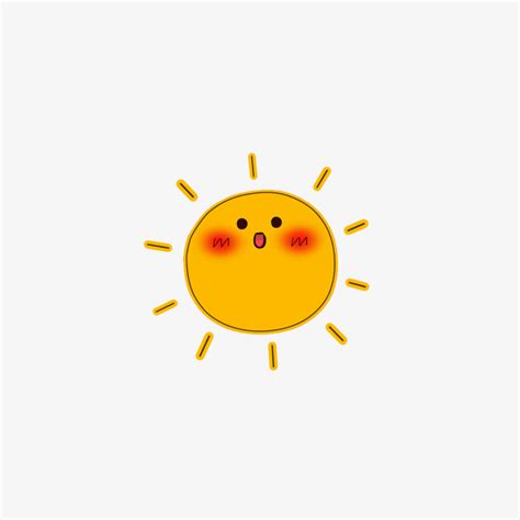 卡通太阳阳光阳光图片素材免费下载 - 觅知网