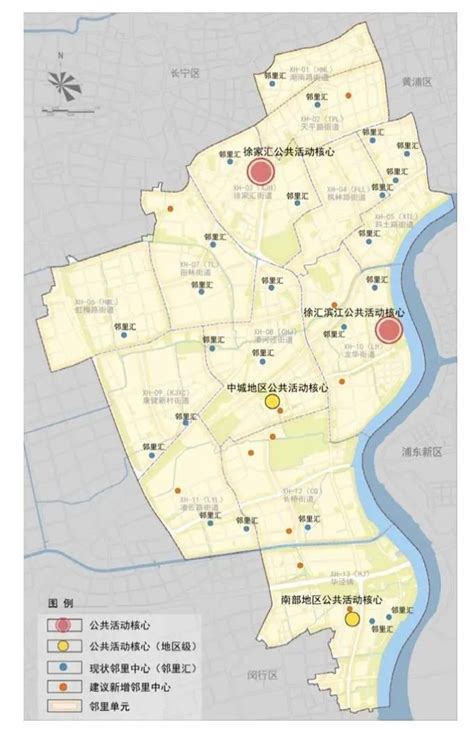 徐汇区的居委地图