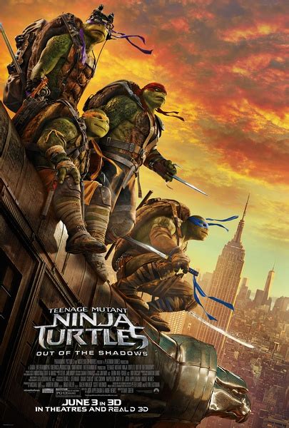 电影海报欣赏:忍者神龟 Teenage Mutant Ninja Turtles(2) - 设计之家