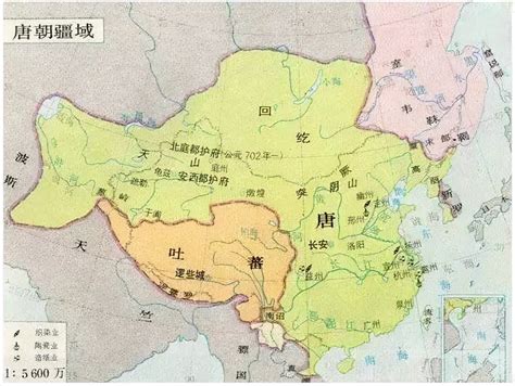 唐朝版图变化图片