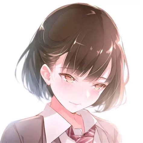 女生头像复古风侧脸动漫