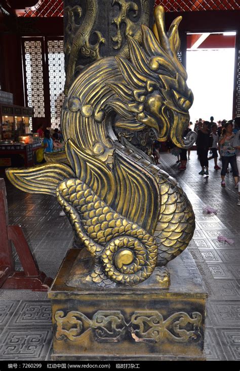 中国龙立体雕刻作品图片-包图网
