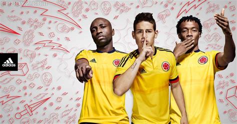 哥伦比亚国家队2015美洲杯主场球衣发布 - 球衣 - 足球鞋足球装备 ...