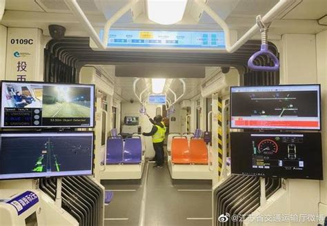国内首列，自动驾驶有轨电车在江苏淮安试跑成功