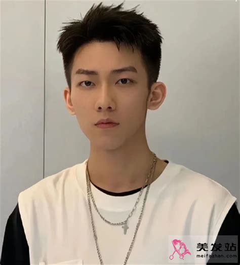 非主流侧边短发男头像