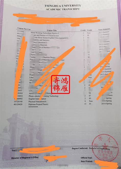 武汉理工大学自考毕业中英文成绩单打印案例_服务案例_鸿雁寄锦
