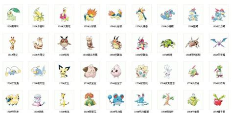 宠物小精灵图鉴图片
