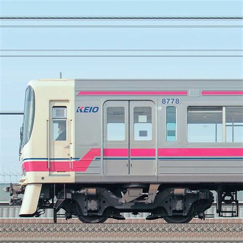 京王8000系8728編成（海側）｜RailFile.jp｜鉄道車両サイドビューの図鑑