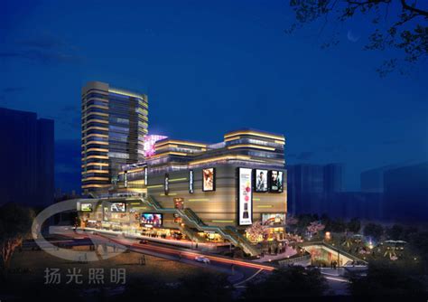 珠海•融德商业广场景观艺术照明设计|广东扬光照明科技有限公司