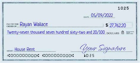 How to Write a Check For 27762 Dollars | Spell $27762 on a Check