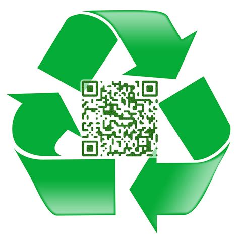 环保 循环 绿地二维码模板 源代码设计二维码创意模板 -设计号