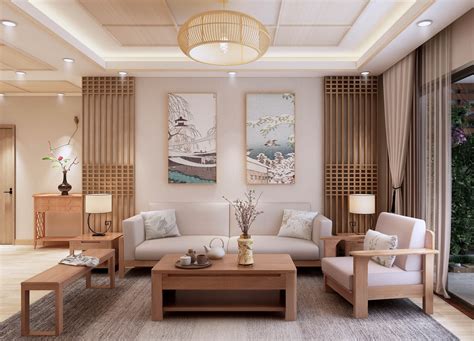 日式风格公寓温馨经济型客厅沙发图片_齐家网装修效果图