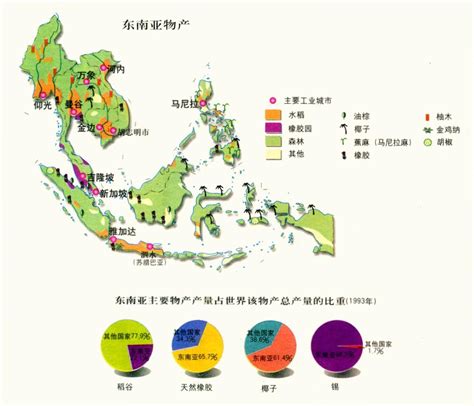 地理世界上较大的热带经济作物产地——东南亚地区 -兰州家教信息网