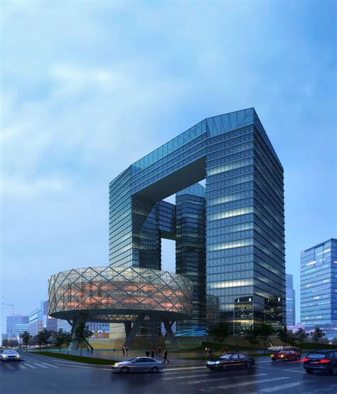 [贵州]现代风数字物流产业园建筑概念规划-办公建筑-筑龙建筑设计论坛